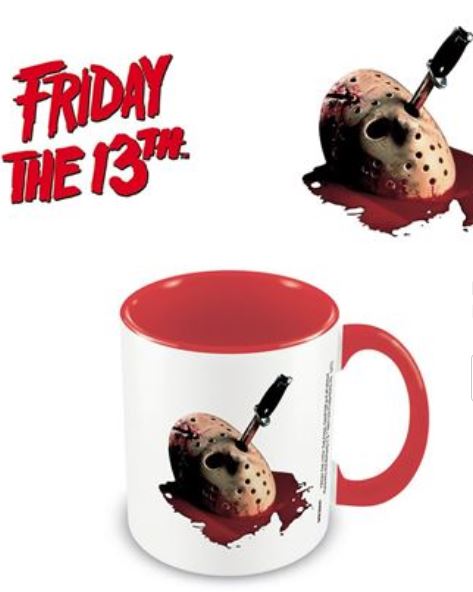 MUG Boxed Ceramic Coloured Inner - Friday The 13th, Stabbed