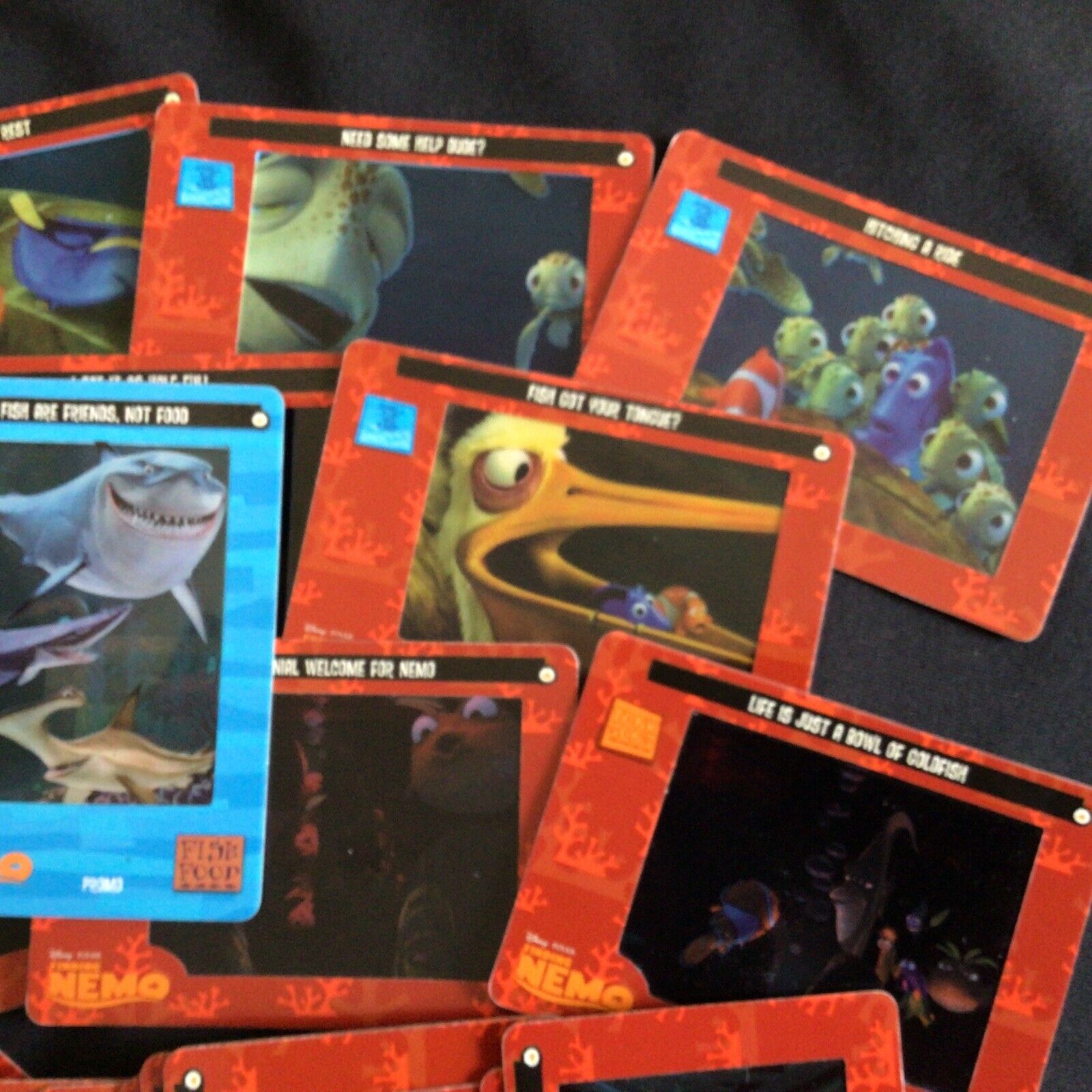 Disney Finding Nemo Filmcardz Artbox 37 cards inc 2 promos 2003 - (6749)