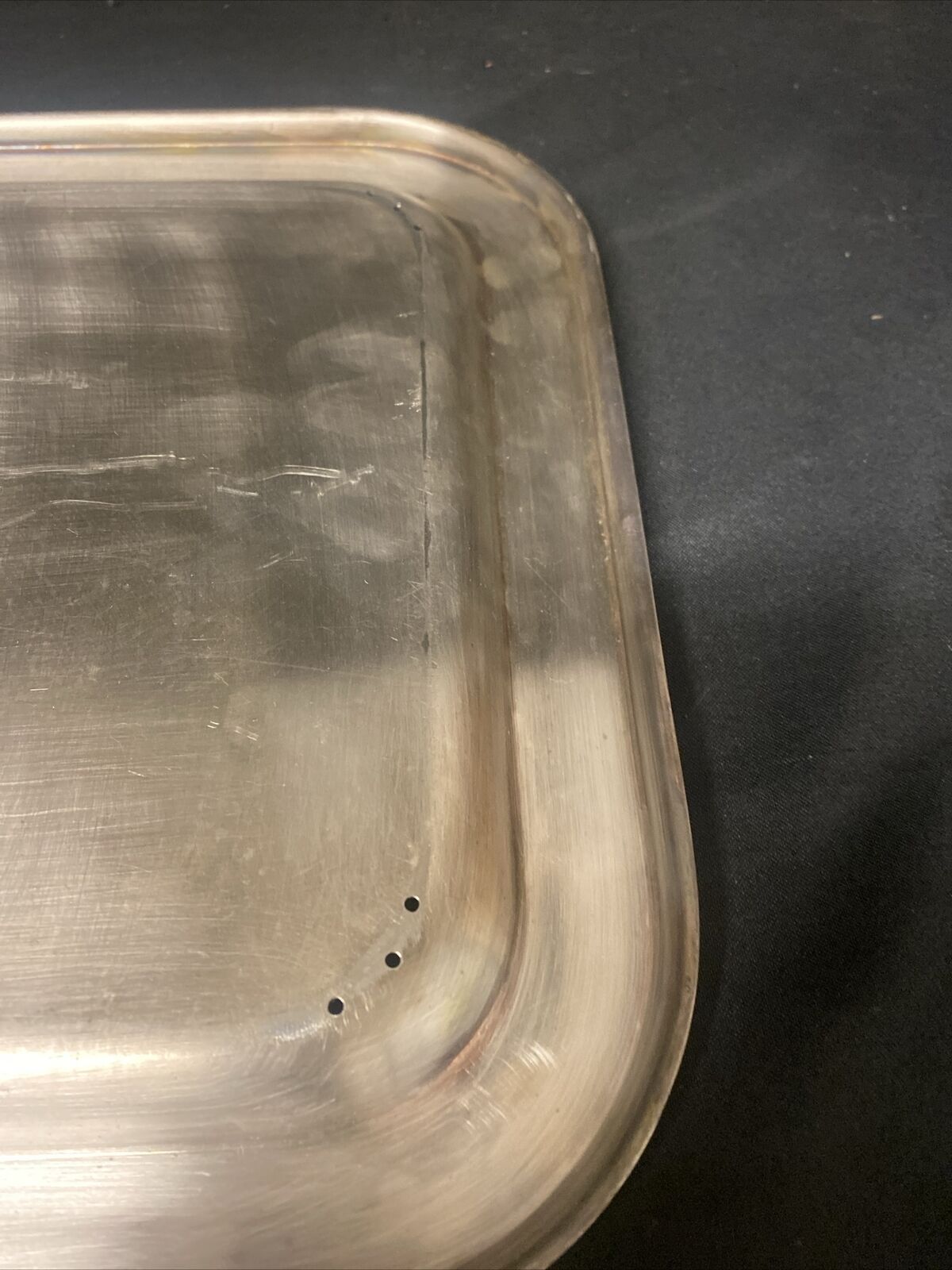 Sambonet Vintage 1960's Silver Plated Meat Dish Tray - (5051)