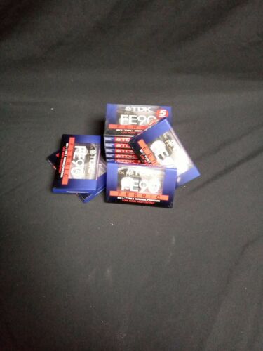 TDK FE90 Ferric low noise x 9 brand new sealed cassette tapes - (7023)