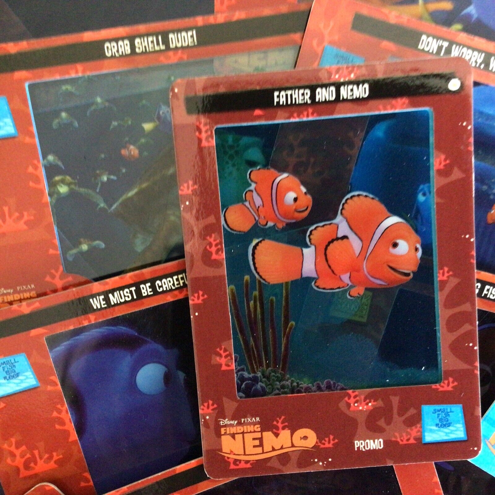 Disney Finding Nemo Filmcardz Artbox 37 cards inc 2 promos 2003 - (6749)