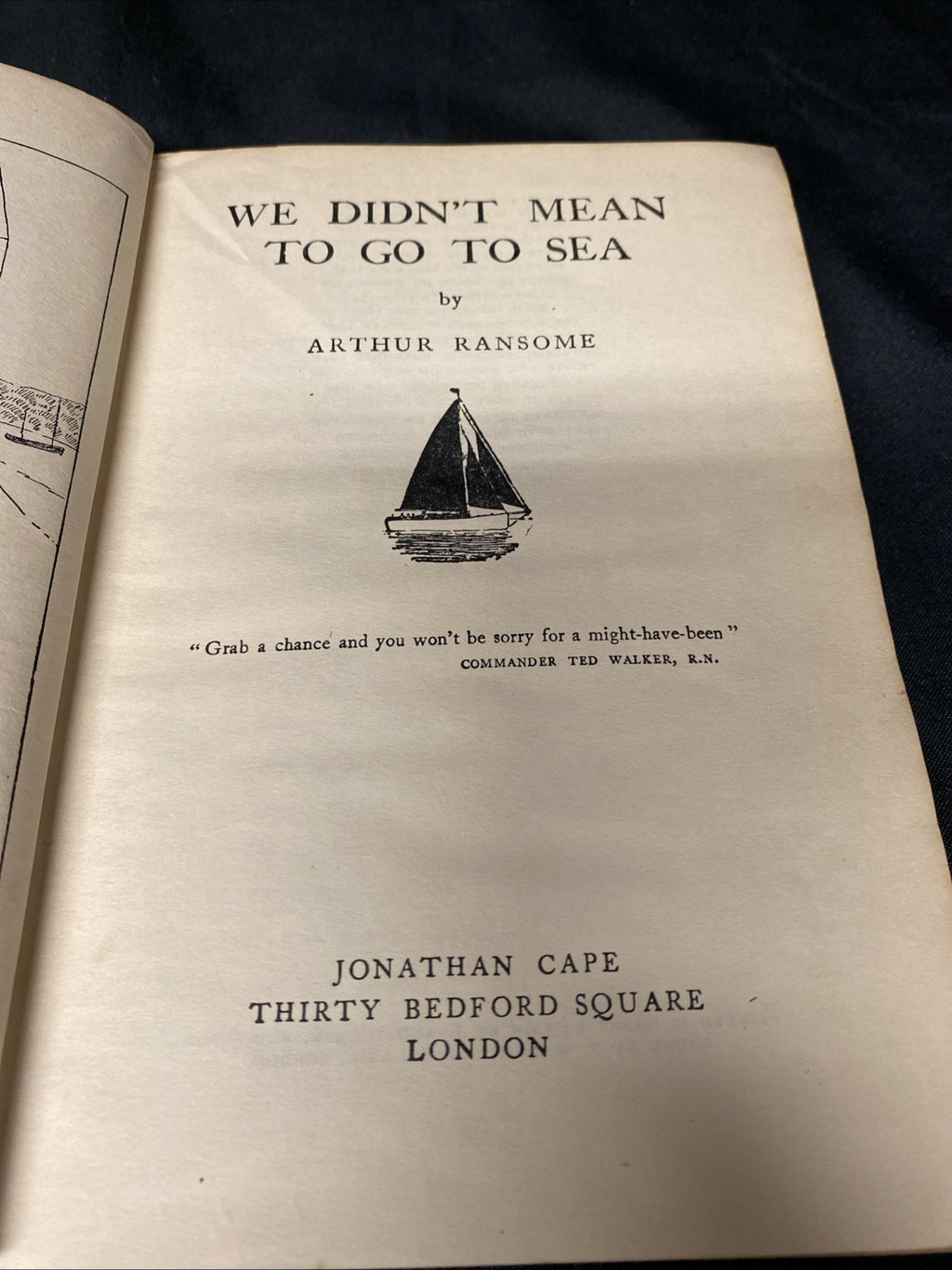 Book - We Didn't Mean To Go To Sea - Arthur Ransome - 1950 (1515)