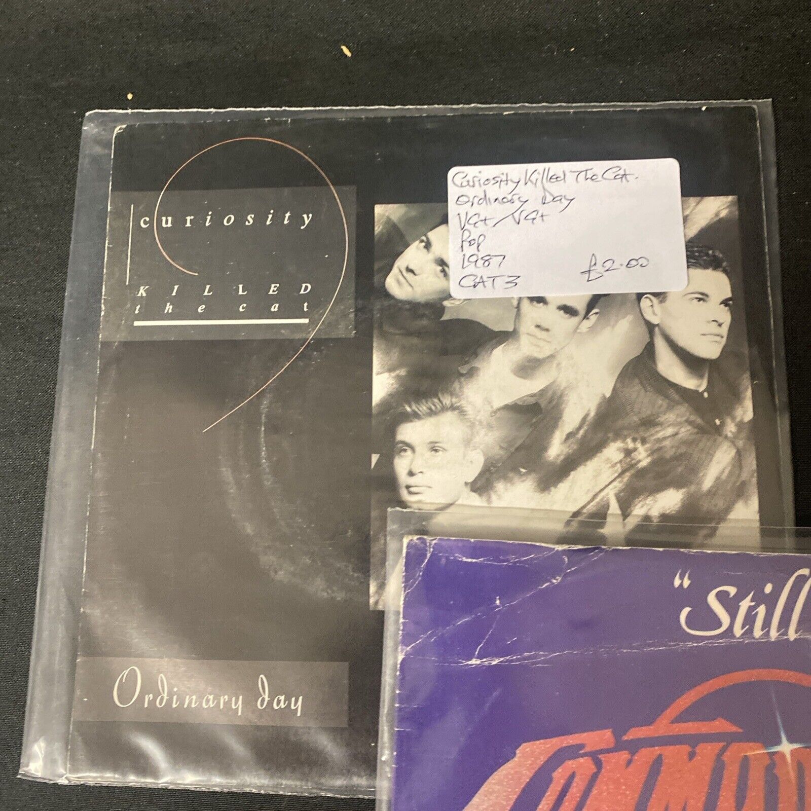 Vinyl Records 7" Singles 5x 80's Commodores & C. Cross / Curiosity (9473