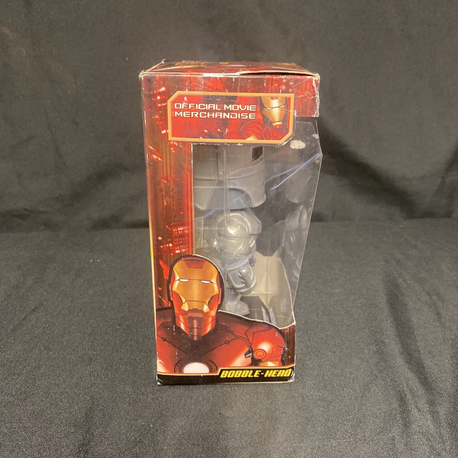 FUNKO Wacky Wobbler 2008 Iron Man Mark 1 Bobble Head RARE - (8634)