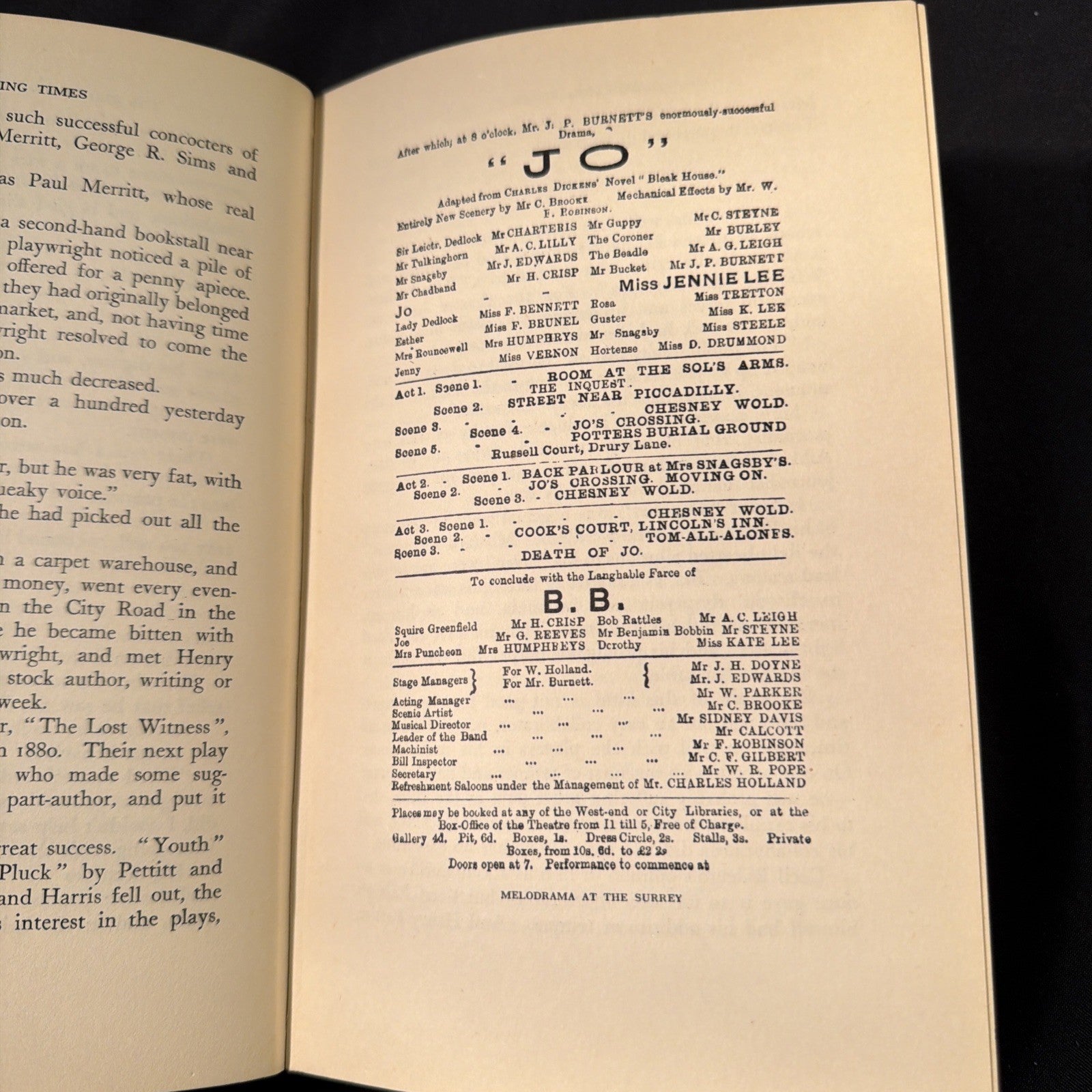 Antique Book 1938 1st Edition Sporting Times, The "Pink 'un" by J.B. Booth - (1977)