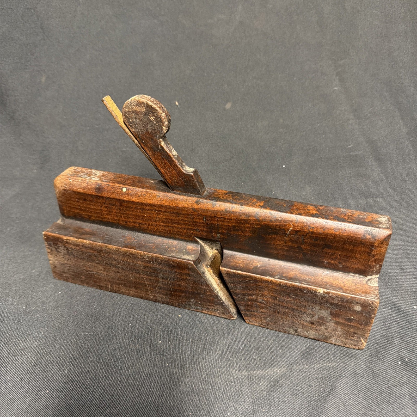 Antique British Wooden Moulding Plane 9.5" J. Clarke, Liverpool - (1940)