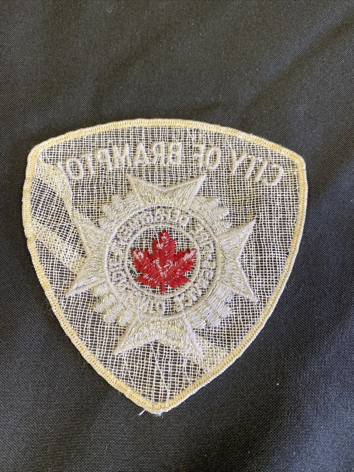 USA FIRE SERVICE Fire Department patch 10cm City Of Brampton - (7628)