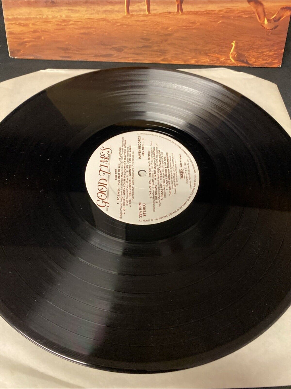 VINYL RECORD - Good Times - Collection of Romantic Pop Album LP 1982 - (5664)