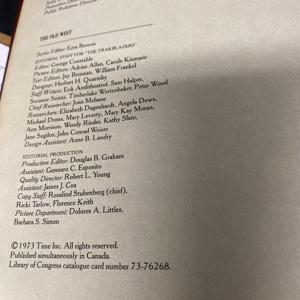 Book - The Old West - The Trailblazers - Time Life Books - (1561)