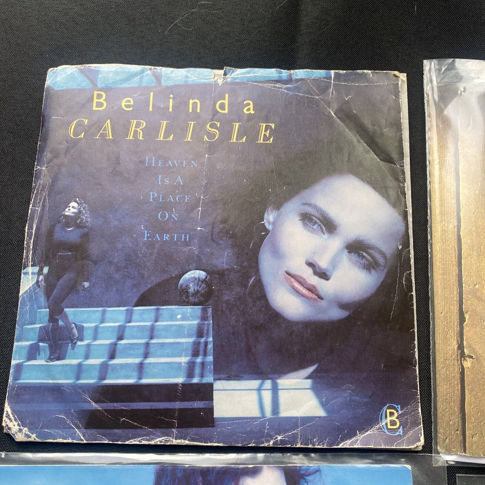 Vinyl Records 7" Singles 5 x 1980's Phil Collins Belinda Carlise Etc - (9446)