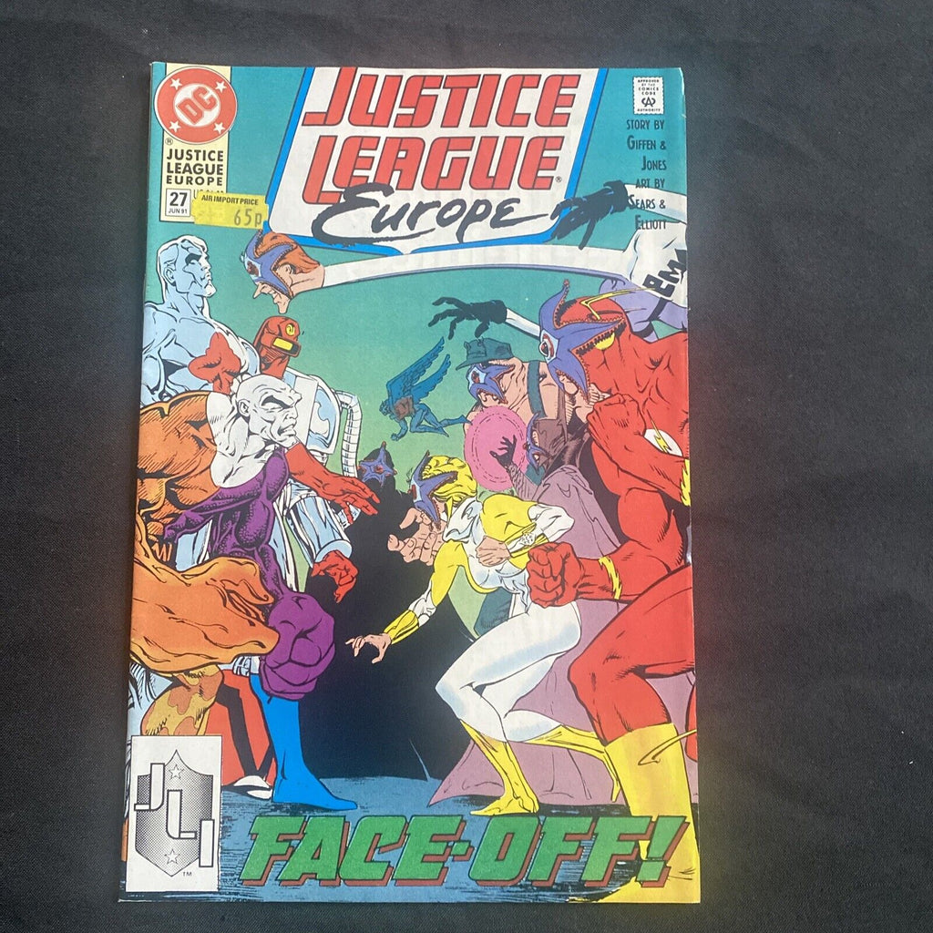 COMIC - DC Comics Justice League EUROPE - Jun 1991 - The FLASH - (8783)