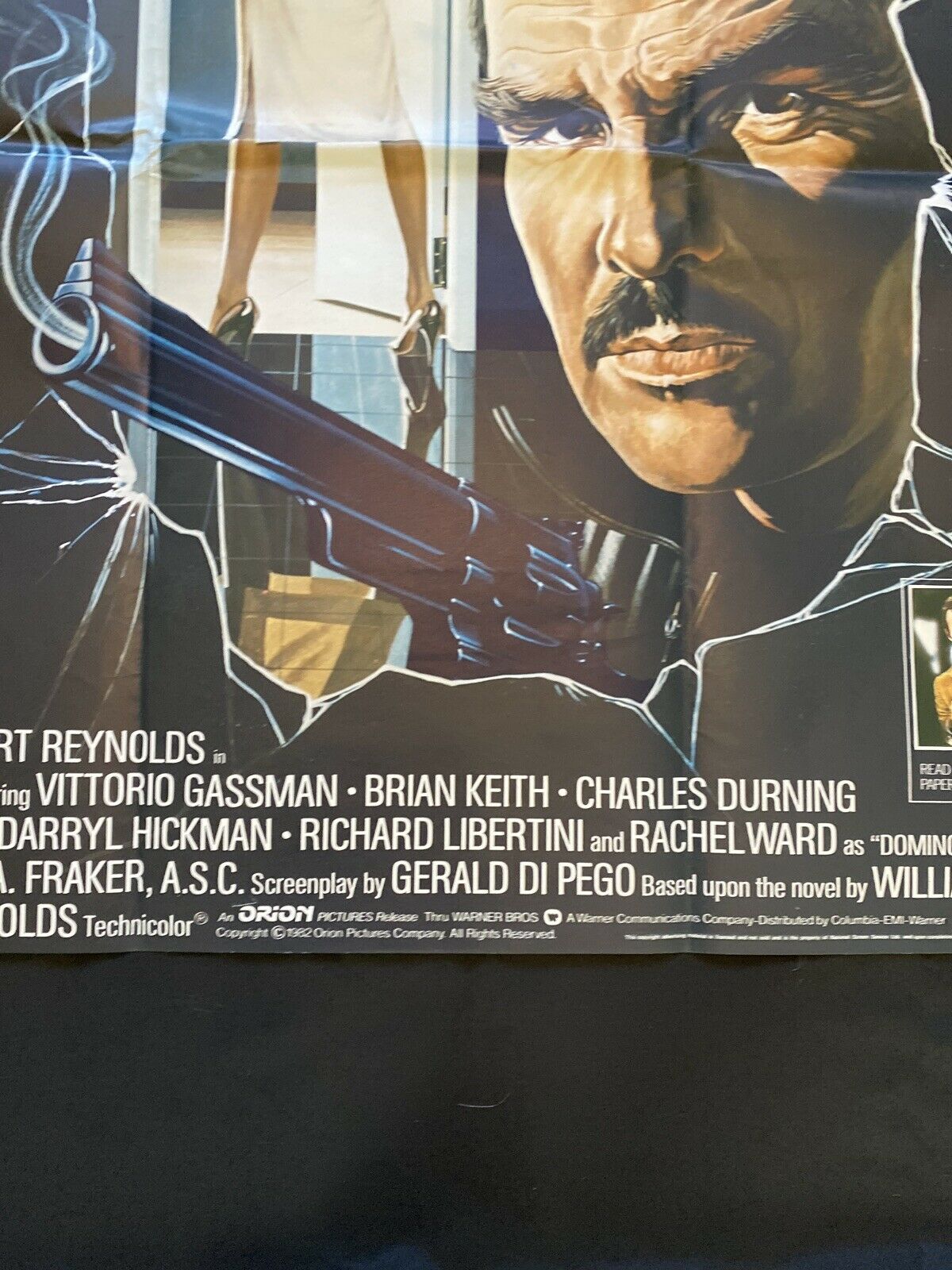 ORIGINAL UK QUAD POSTER - Sharky's Machine - 1981 - 30" x 40" - (6549)