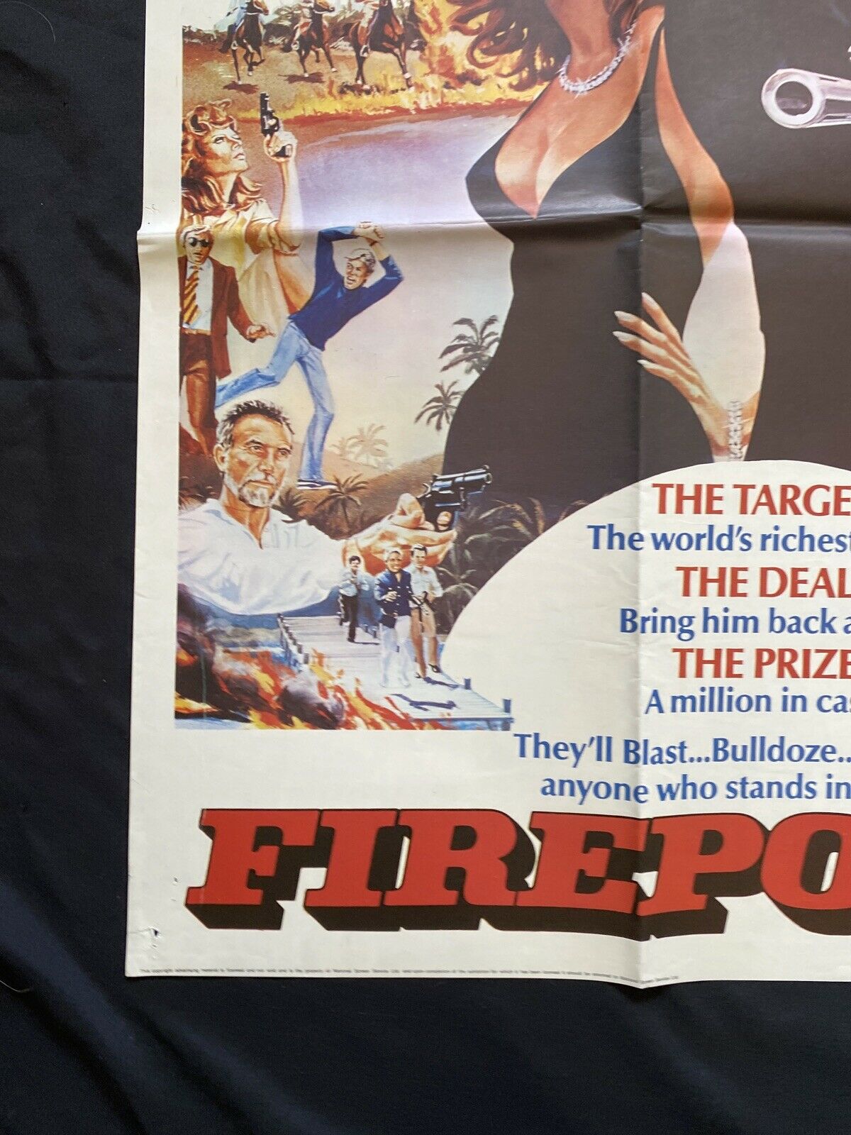 ORIGINAL UK QUAD POSTER - Firepower - 1979 - 30" x 40" - (6555)