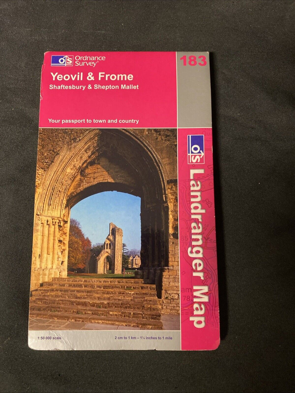 OS Map Yeovil & Frome Shaftesbury & Shepton 183 Landranger Map -(5786)