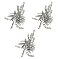 BOW Pre-Made Pack Of 3 - Silver Hologram Curly Bow by Paperchase - (8853)