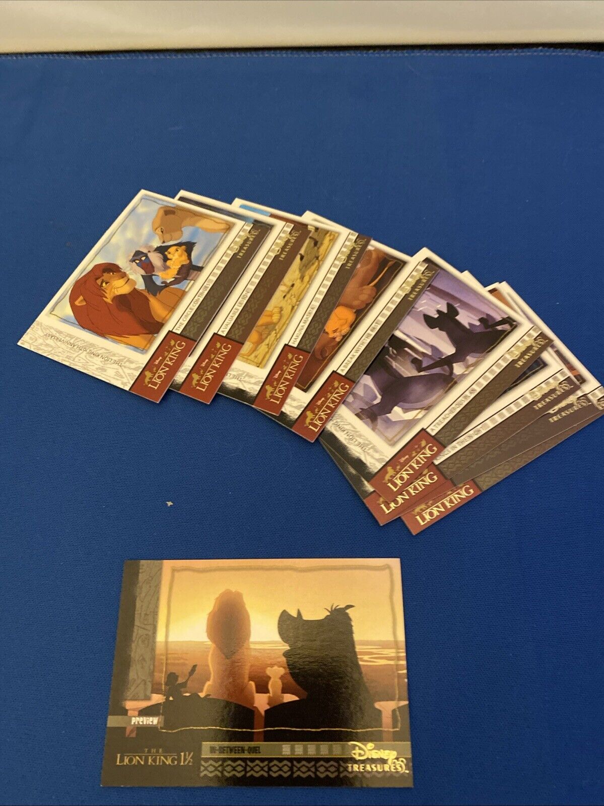 Upper Deck 2003 Disney Treasures Lion King Near Set x9 Trading Cards (5763