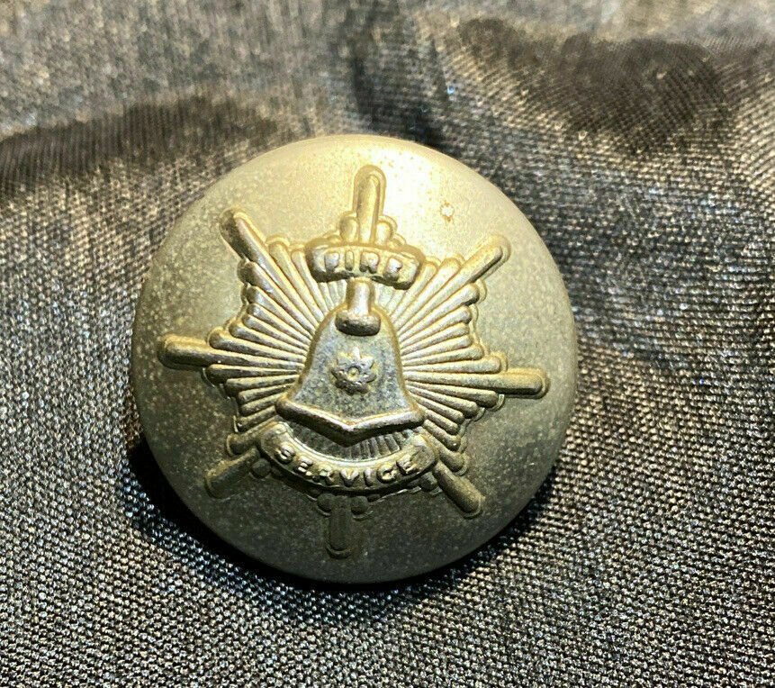 FIRE BRIGADE Vintage Button EASTERN REGION Early Version Birm. made 25mm  7607