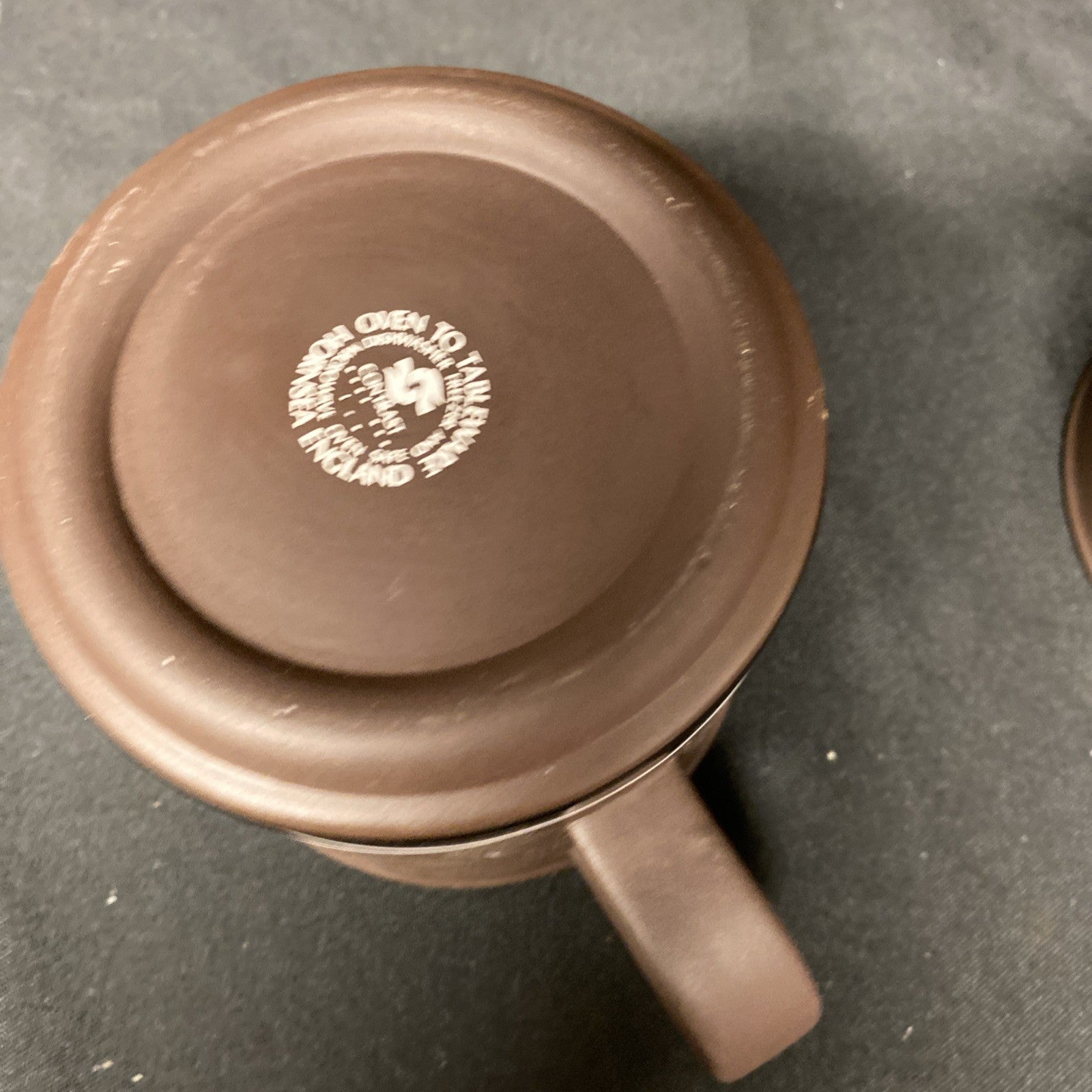 Hornsea CONTRAST Lancaster Vitramic England Milk Jug & Sugar Bowl 1976 (9289)