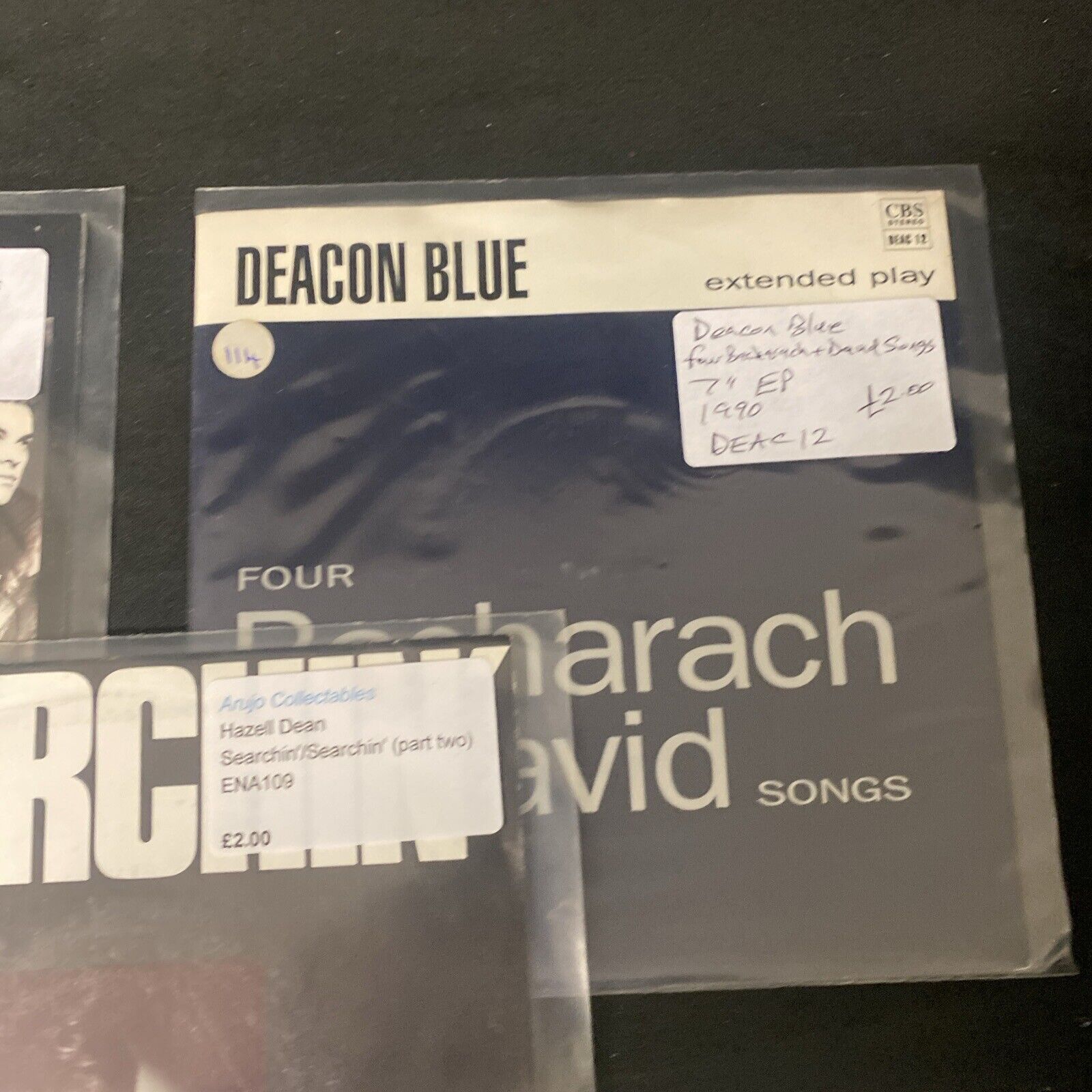 Vinyl Records 7" Singles 5 x 1980's Hazell Dean, Deacon Blue / Curiosity - (9474