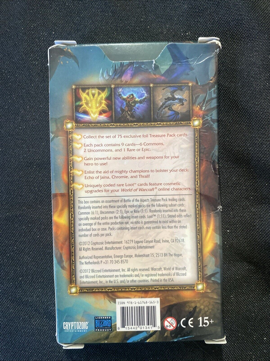 World of Warcraft WOW Battle of The Aspects 9 Card Pack Blizzard -(5803)