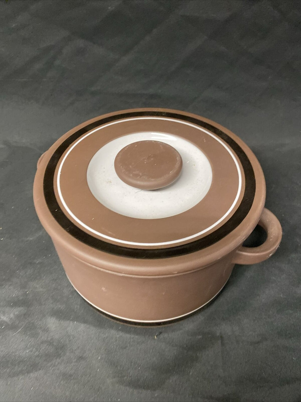 Hornsea CONTRAST Lancaster Vitramic England 1 x Lidded Casserole Pot 1976/77 (9284)