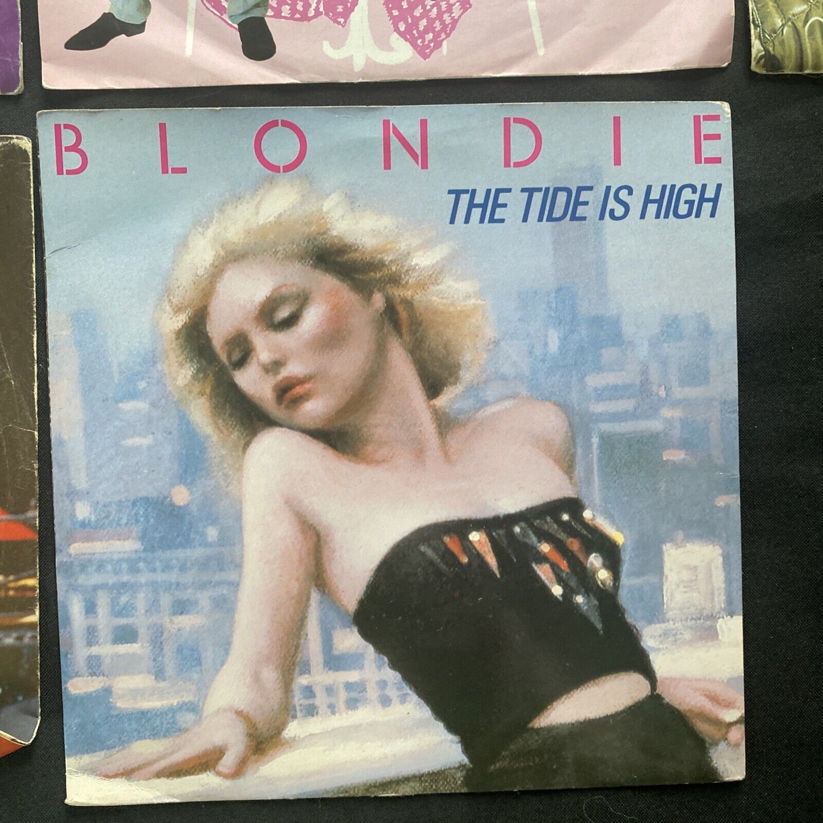 Vinyl Records 7" Singles 5x 80's Blondie Stevie Wonder Prefab Sprout Junior 9432
