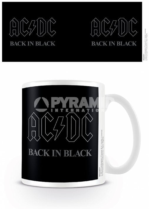 MUG Boxed Ceramic - MUSIC - AC/DC Back In Black