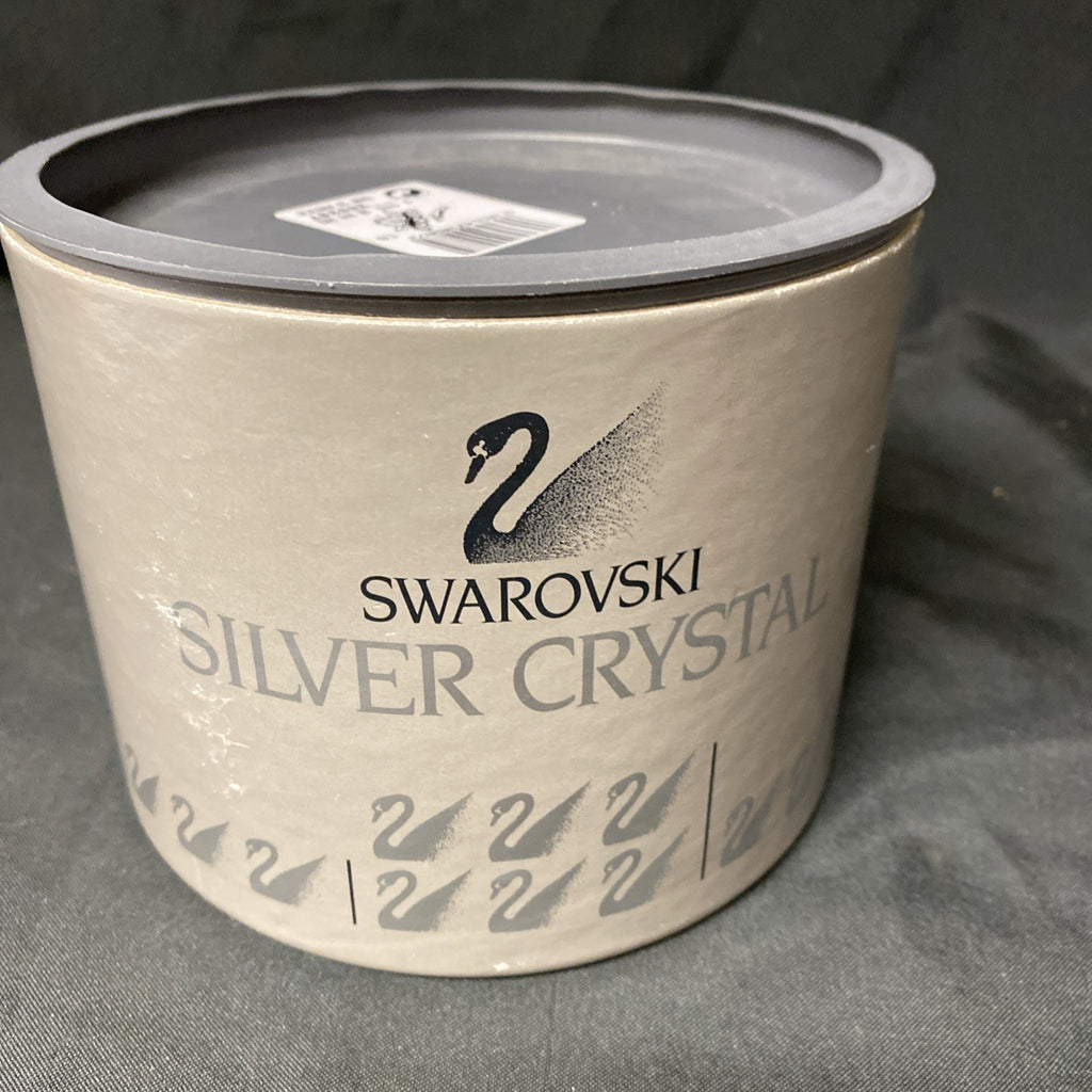 Swarovski Silver Crystal Orchid Flower Boxed Stunning - (1628)