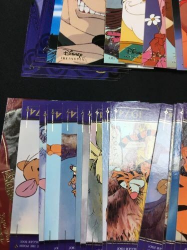 Upper Deck Disney Treasures S3 Trading cards x 47 inc Pooh Silly Aladdin -(6302