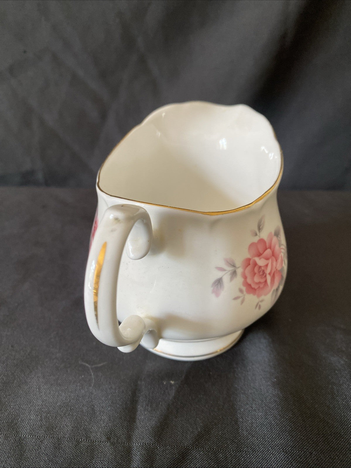 Duchess Pink Rose Bone China England Milk Jug - (5817)