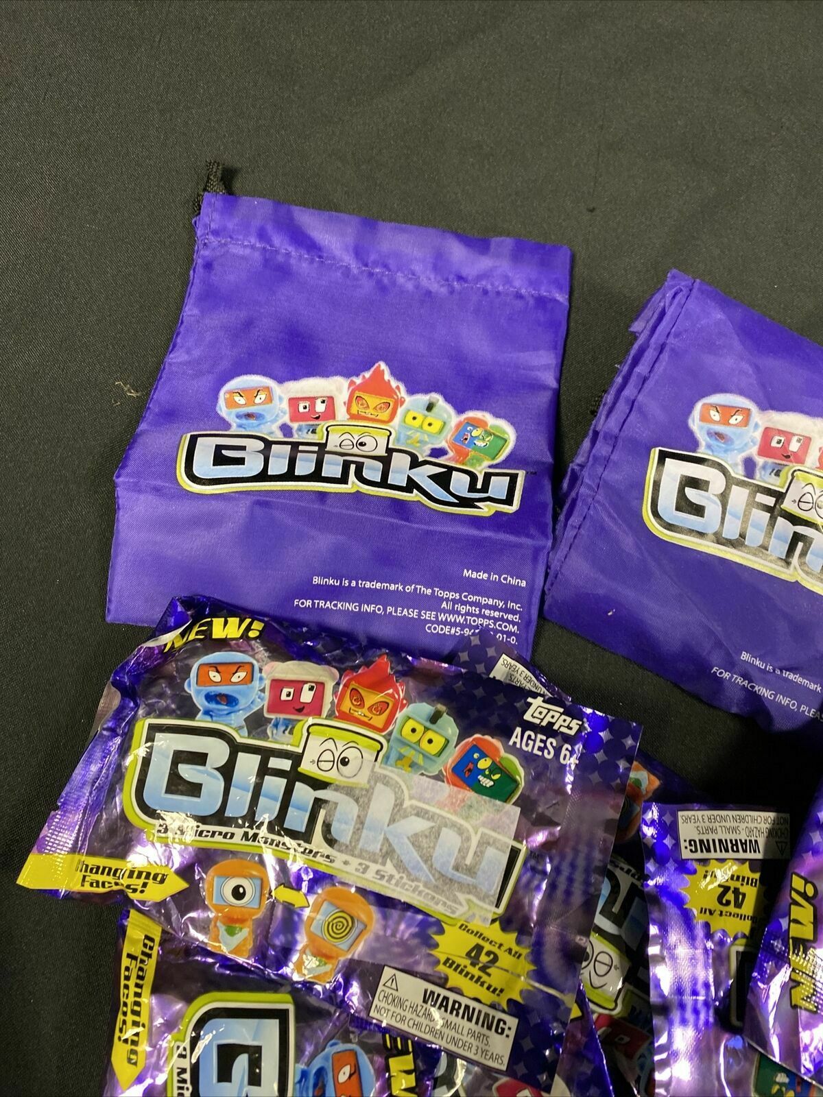 Topps Blinku x 8 Packs plus bags - Old Stock from 2009 - (7296)