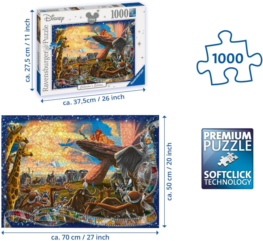 Ravensburger Disney Puzzle 1000 piece The Lion King 