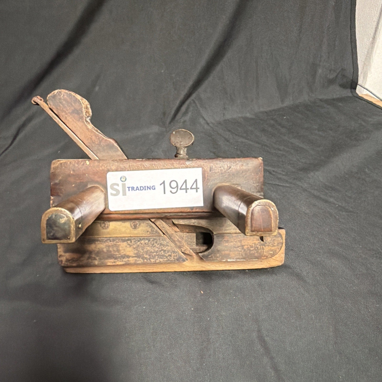 Antique British Wooden Plough Plane Fairclough, Liverpool 9.5" - (1944)