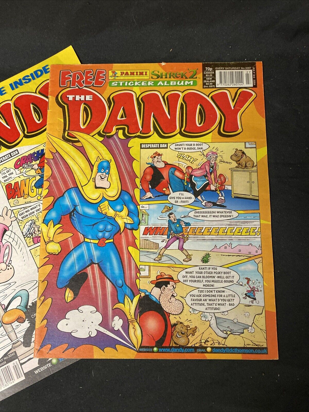The Dandy Comic x 3 - Year 2004 January and July Nice condition - (5382)