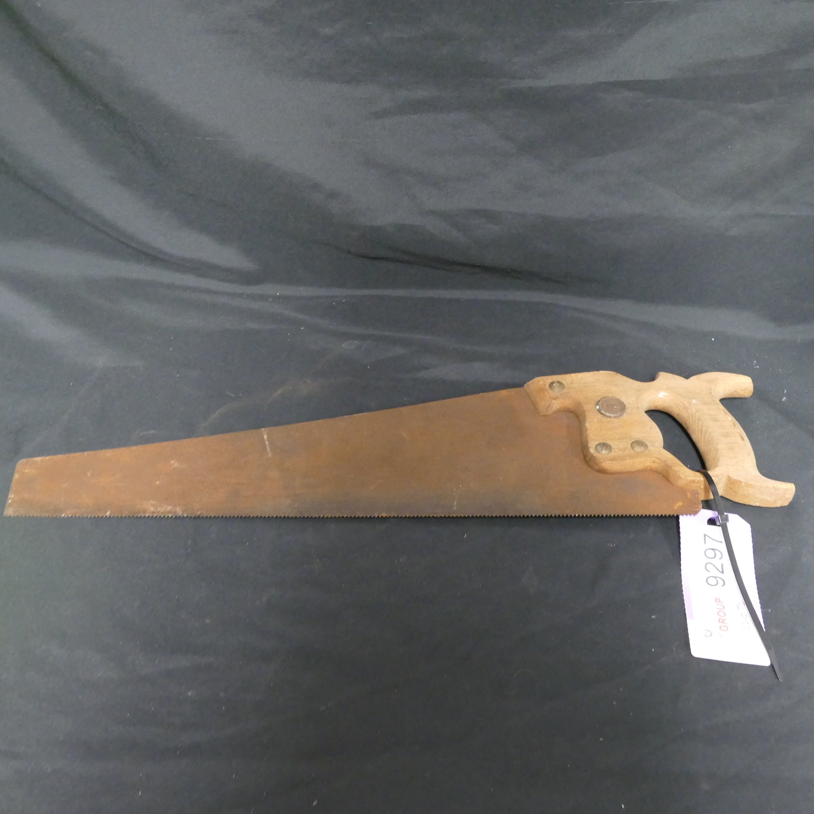 Antique Spear and Jackson saw 58cm with metal Blade Carpenters - (9297)