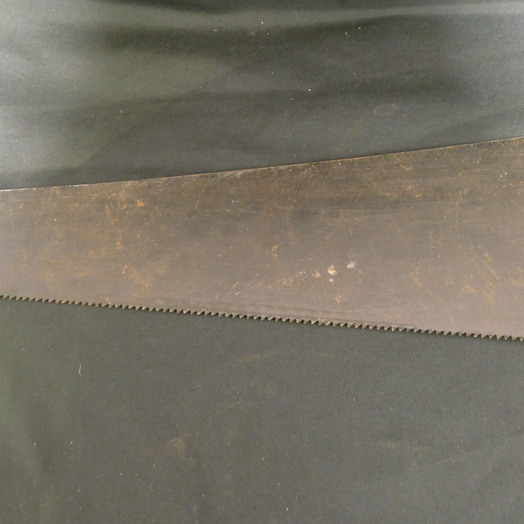 Antique Large Wood saw 64cm with good Blade Solid Carpenters - (9298)