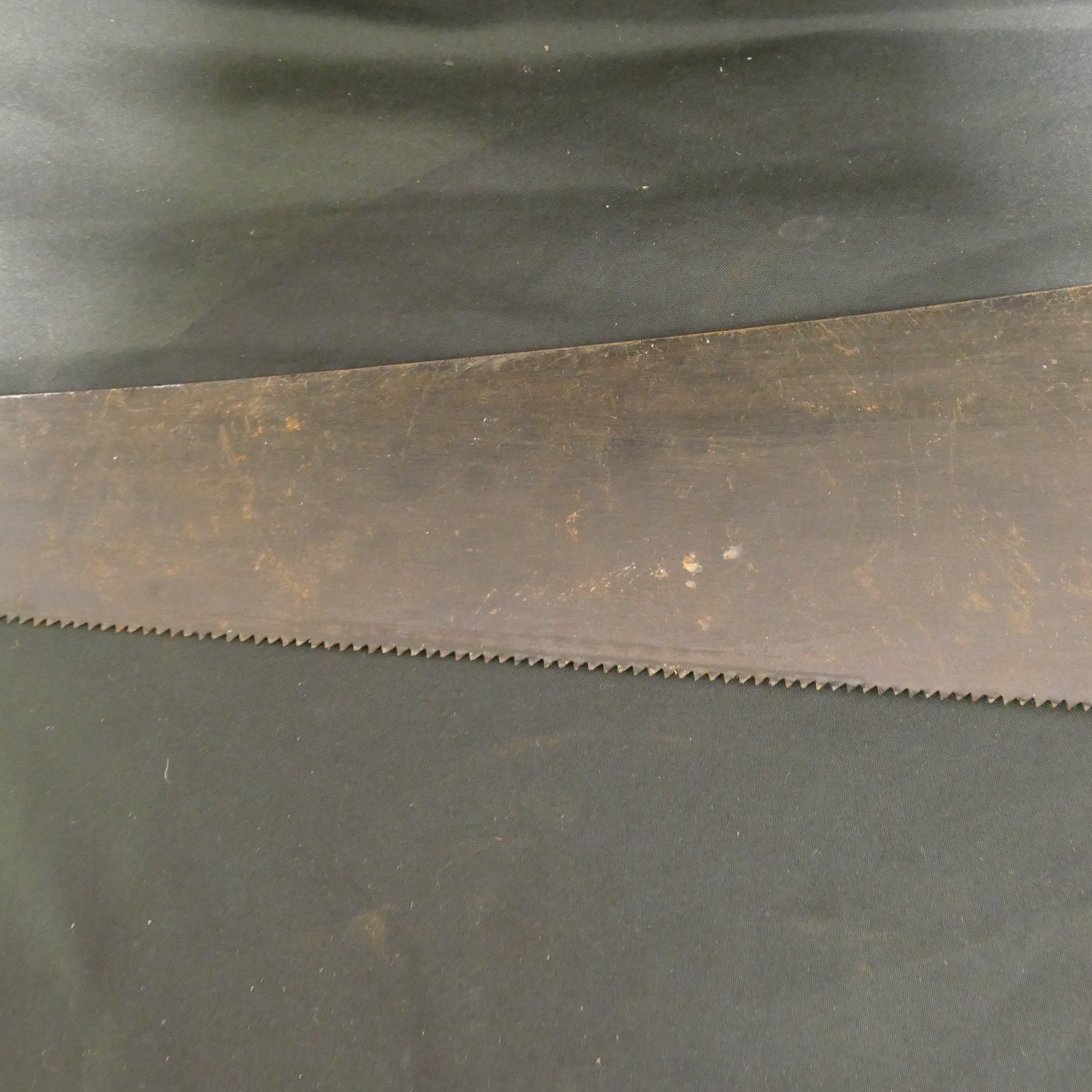 Antique Large Wood saw 64cm with good Blade Solid Carpenters - (9298)