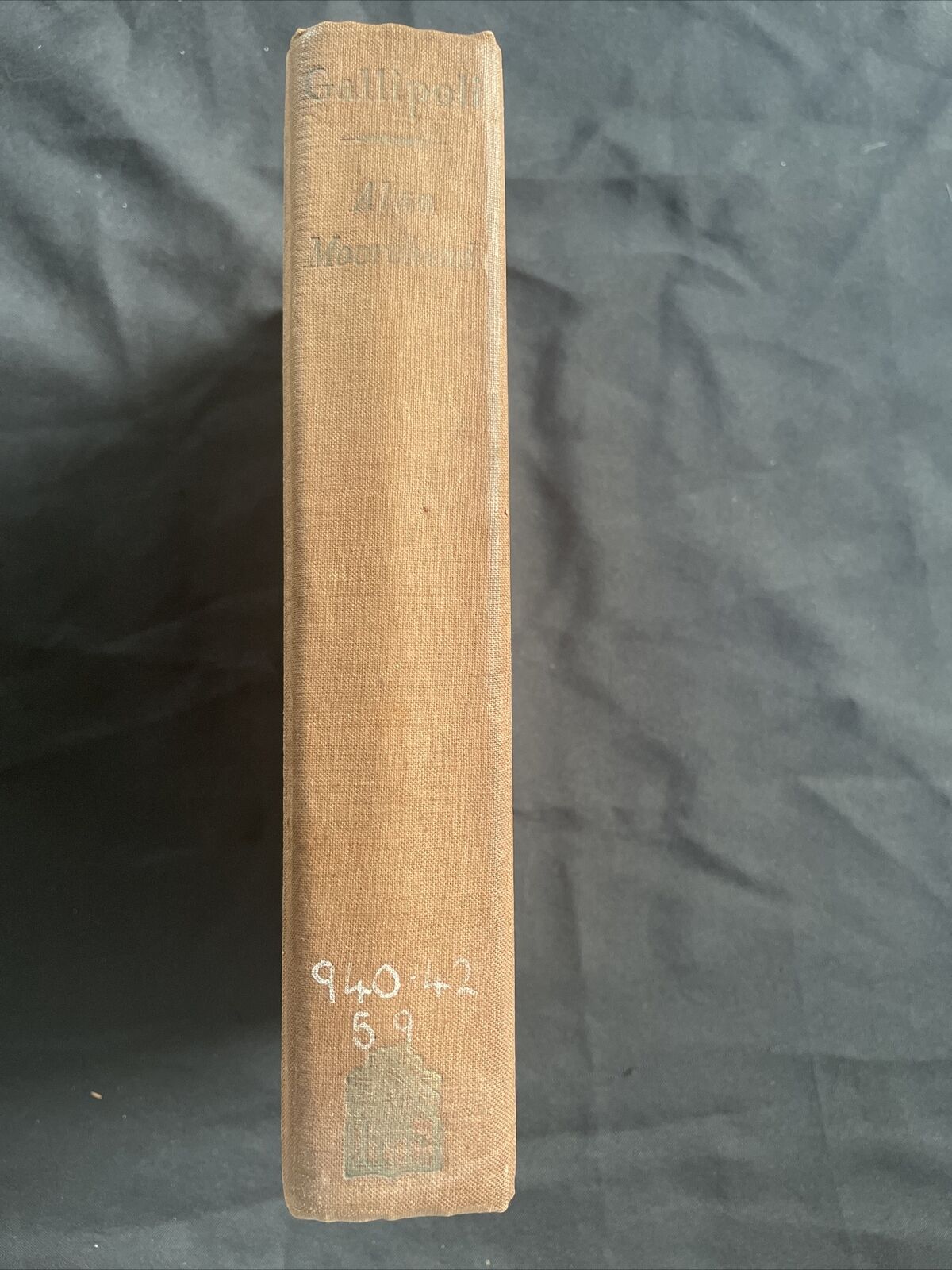 BOOK - Gallipoli - Alan Moorehead 1st Ed 1956 hardback - (9511)