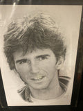 Jonathan Wood Original Pencil Drawing Print Damon Hill Vintage 1990's - (9100)