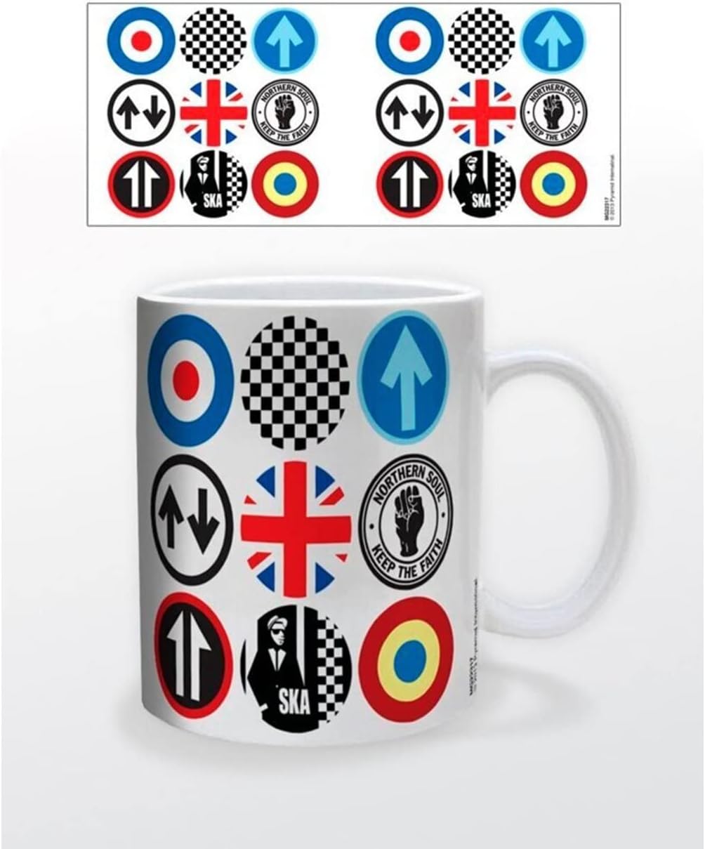 MUG Boxed Ceramic - Mod and SKA Icons