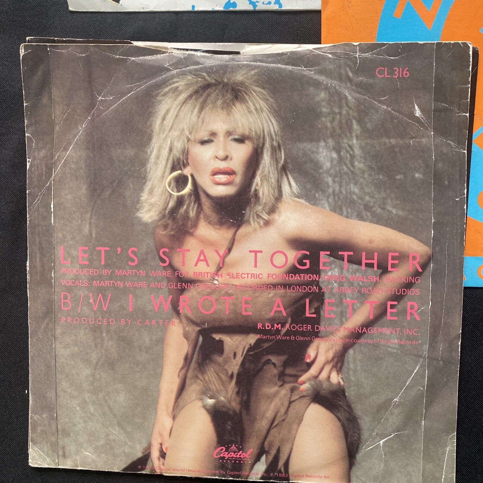 Vinyl Records 7" Singles 5 x 1980's Tina Turner, Galaxy, Piranhas Etc - (9455)
