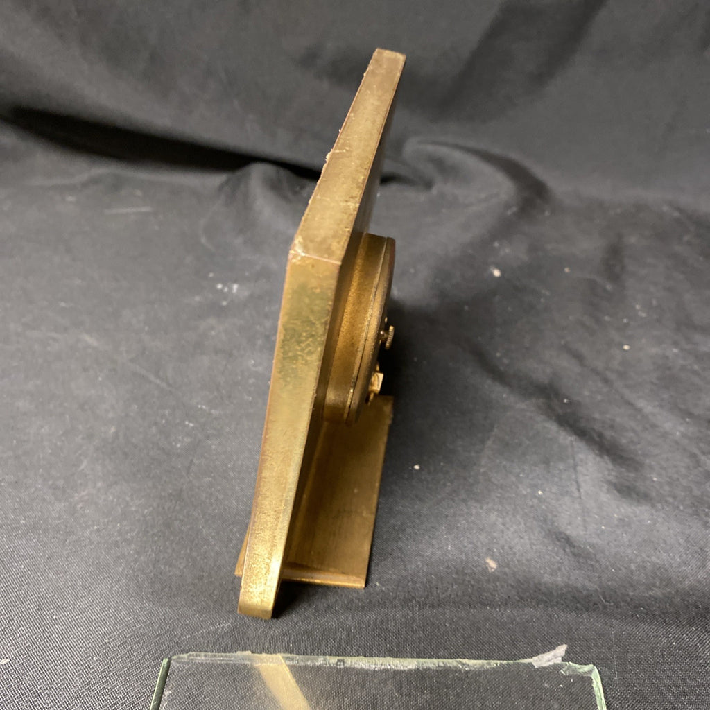 Luxor 8 Day Clock Swiss Made mid century 16 jewels needs repair -(1732)