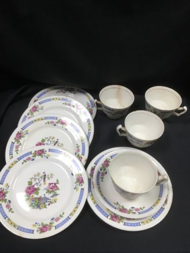 BCM Nelson Ware TSING Part Tea Set Very poor condition 10 pieces (2769)