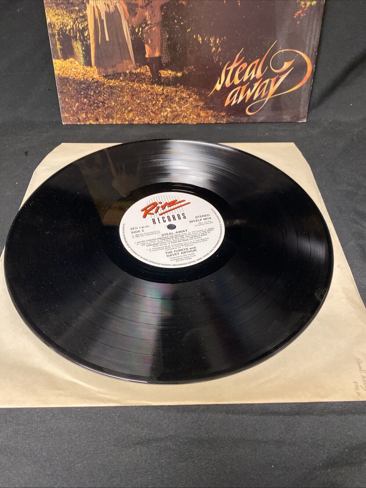 VINYL RECORD - The Fureys & Davey Arthur - Steal Away LP 1983 - (5688)
