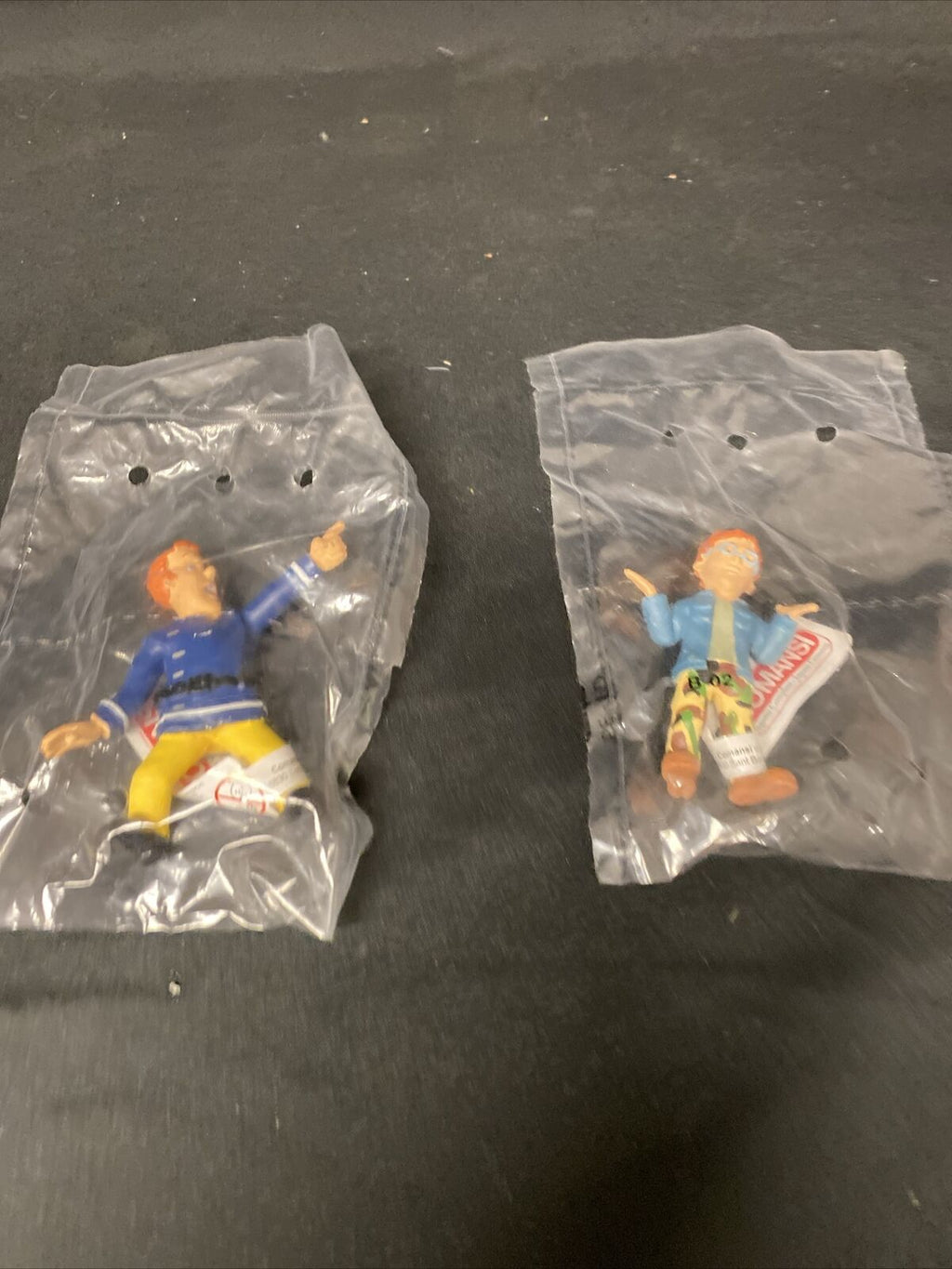 Comansi Spain 2 x Fireman Sam Figures Cake Toppers Brand New - (5021)