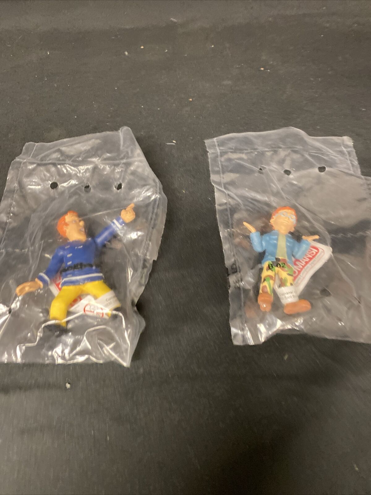 Comansi Spain 2 x Fireman Sam Figures Cake Toppers Brand New - (5021)