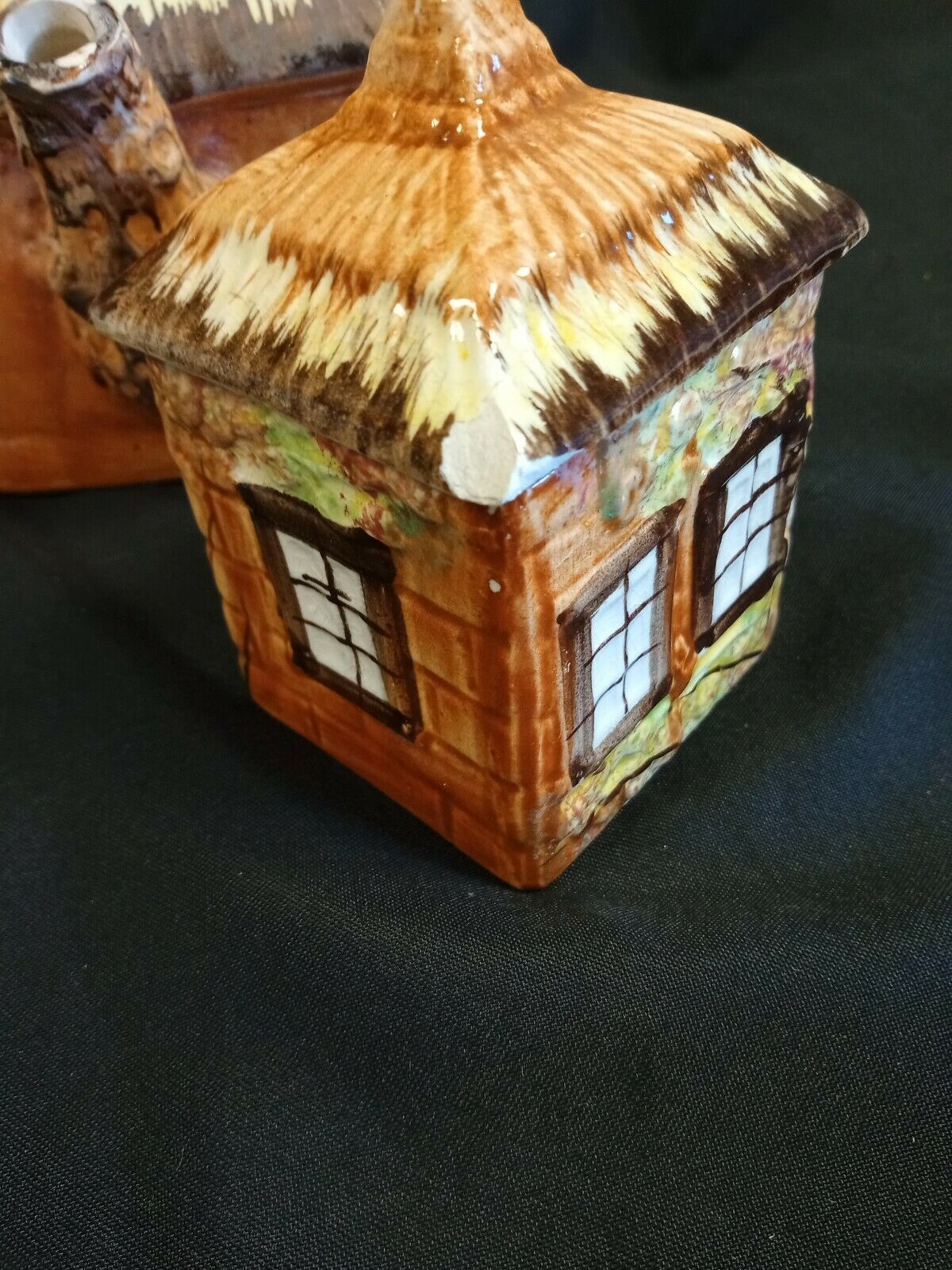 Price Kensington Ye Olde Cottage Teapot, Egg cups, Creamer, Sugar pot - (7901)