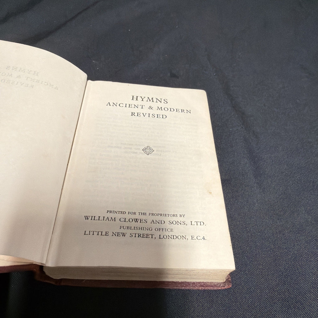 Hymns Ancient and Modern Revised Hardback Book 1950 Edition - (1972)