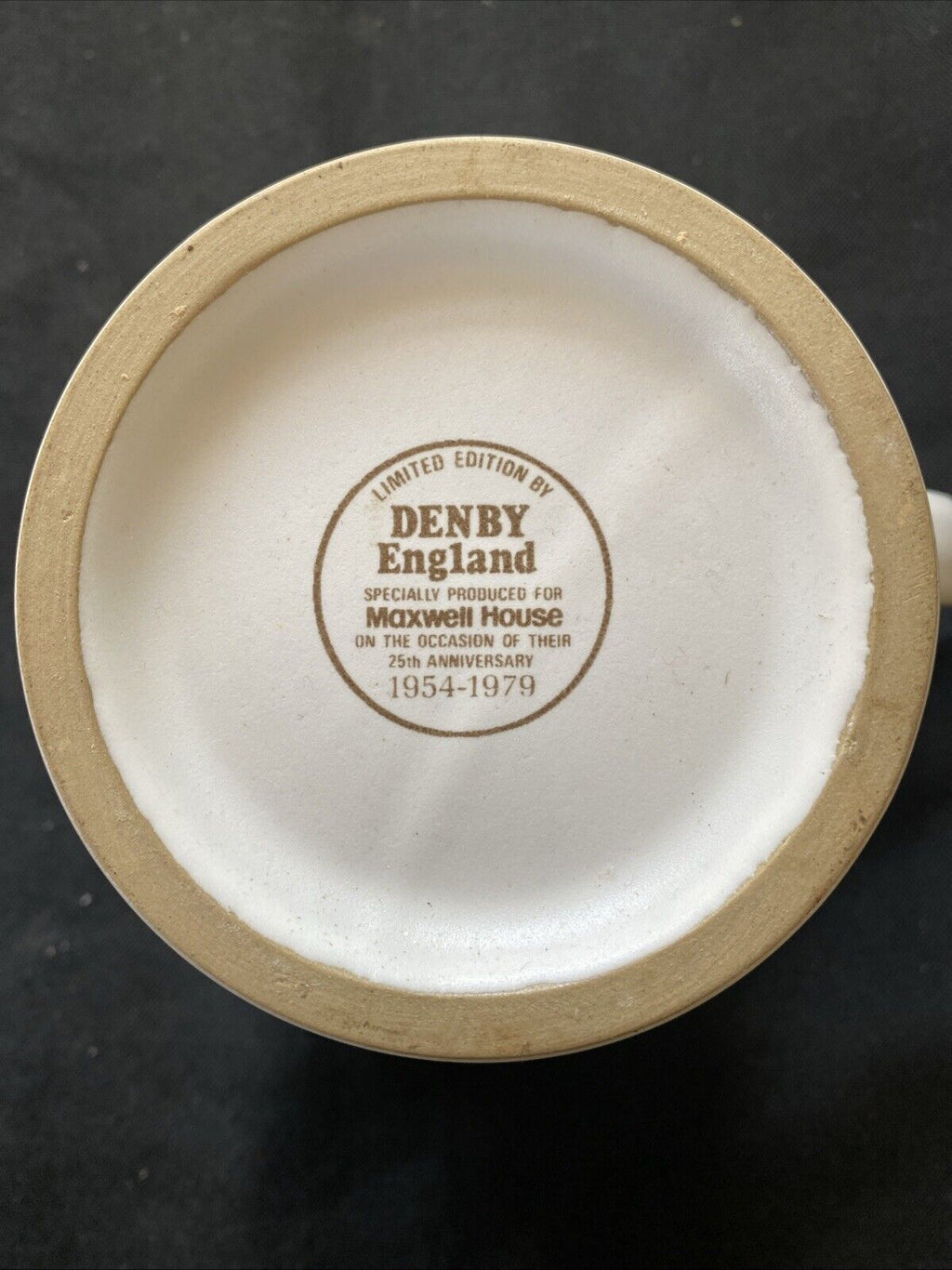 Denby Maxwell House 1979 Limited Edition 25th Anniversary Coffee Mug (5880)
