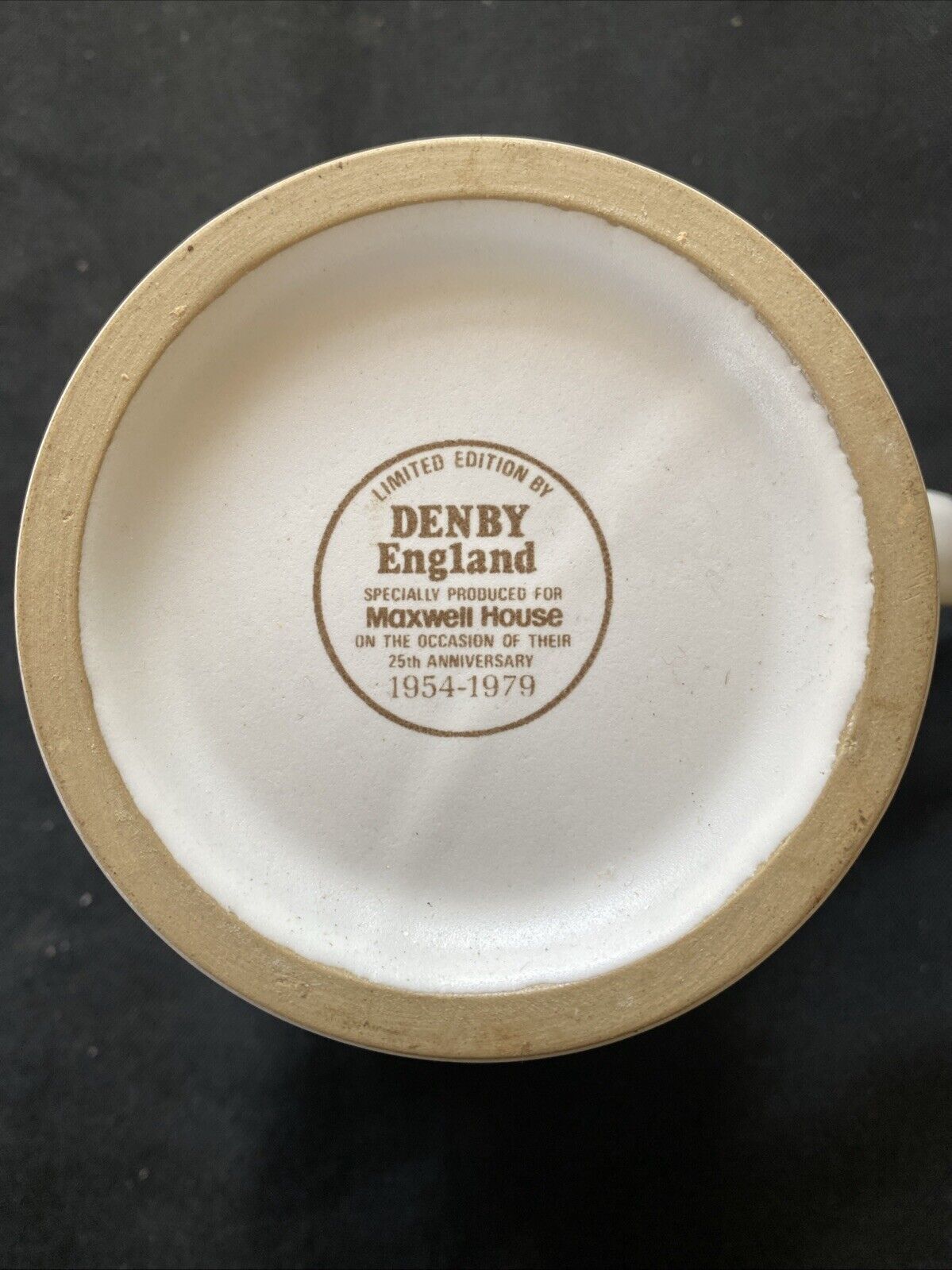 Denby Maxwell House 1979 Limited Edition 25th Anniversary Coffee Mug (5880)